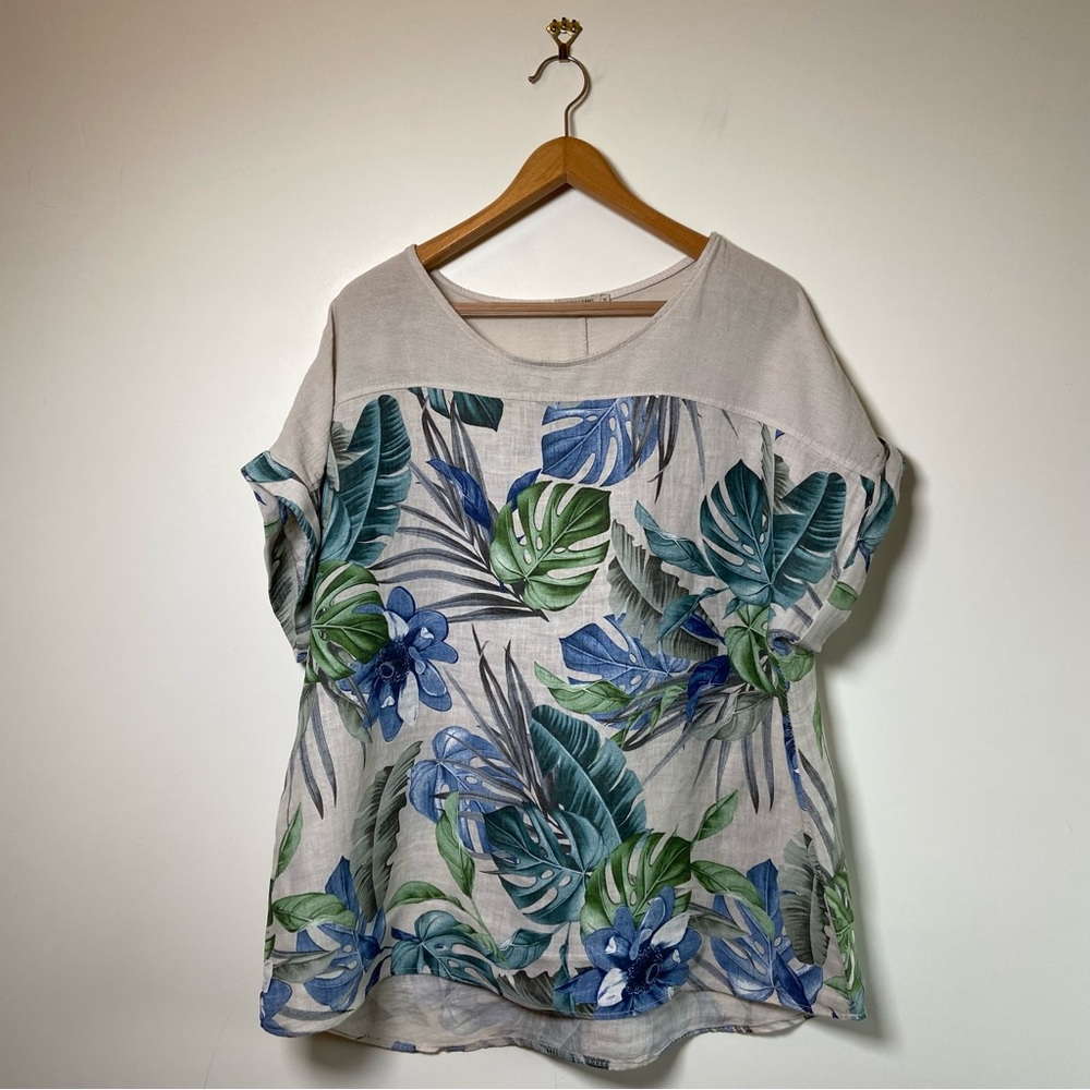 Lungo L'arno Made in Italy Linen Top